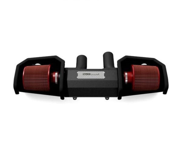 Black boost cold air intake kit for the W205 C63 AMG