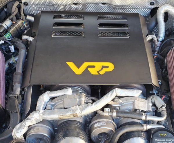 VRP dual intake kit and heat shield for the m177 amg
